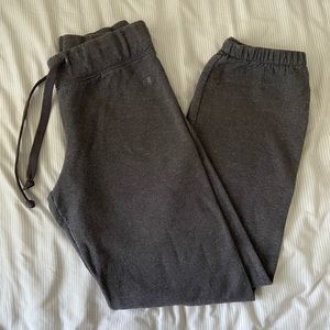 WOMENS CHAMPION CHARCOAL GREY SWEATPANTS SIZE S
